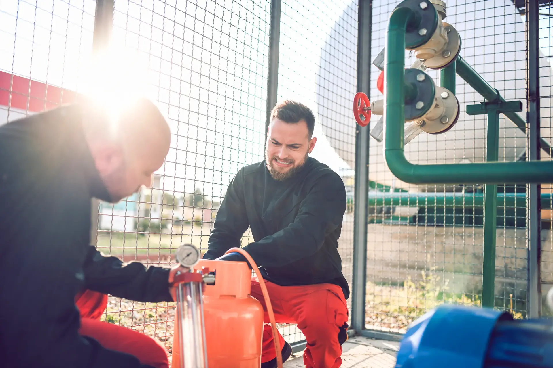 fire equipment refilling
